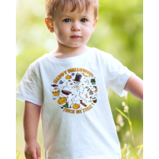  Gyerek póló Halloweenre - Csokit vagy csalunk