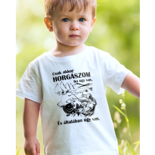  Gyerek póló horgászoknak - Csak akkor horgászom ha úgy van gyerek póló