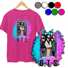 GYEREK PÓLÓ NYOMTATOTT - KPOP BTS ARMY AJÁNDÉK - M 134-140 gyerek póló