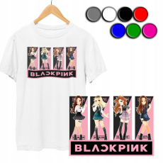  GYEREK PÓLÓ NYOMTATOTT - KPOP FEKETE RÓZSASZÍN BP - S 122-128
