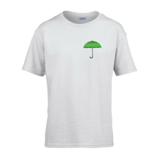  Gyerek póló Ovis jelel Esernyő mintával Fehér 158 méret gyerek póló