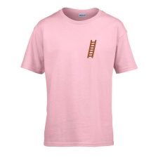  Gyerek póló Ovis jelel Létra mintával Rózsaszín 110 méret gyerek póló