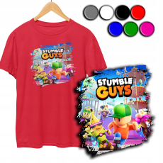 GYEREK PÓLÓ - STUMBLE GUYS PATTERNS - XXXS 86-92