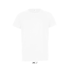  Gyerek SPORTY raglán ujjú kereknyakú sportpóló, SOLS SO01166, White-8A