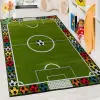  Gyerek szőnyeg Focipályás labdás Zöld 133x190cm
