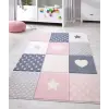  Gyerek szőnyeg Narnia Púder szürke Csillagós 100x200cm