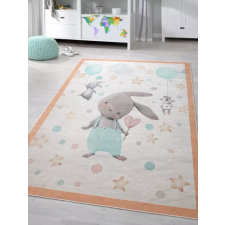  Gyerek szőnyeg Narnia Türkiz zöld Nyuszis 100x200cm lakástextília