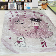 Gyerek szőnyeg Zenit Cicás Balerin Pink 70x140cm lakástextília