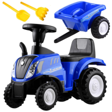 Gyerek traktor utánfutóval lábbal hajtható járgány