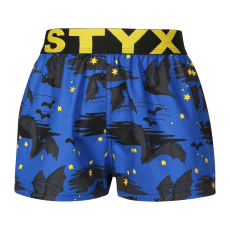  Gyerekek bő szárú boxeralsó Styx art sport gumibot (BJ1759) 6-8 éves