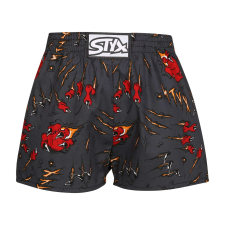 Gyerekek klasszikus boxeralsó Styx art klasszikus gumikarom (J1552) 4-5 éves gyerek alsó