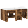  Gyerekek Magas Ágykeret 2 pcs Antik Fa 163 x 101,1 x 68,5 cm