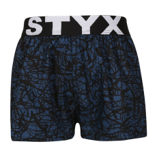  Gyermek bő szárú boxeralsók Styx art sportos gumipánt Jáchym (BJ1851) 4-5 éves