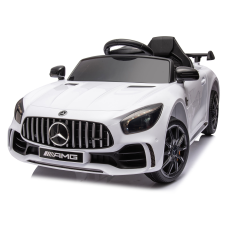 Gyermek elektromos autó Mercedes AMG GT R Pro fehér elektromos járgány