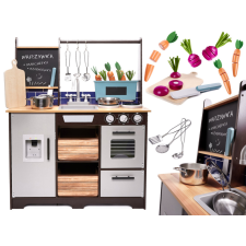 Gyermek fakonyha MDF tartozékokkal LOFT XXL 96cm konyhakészlet