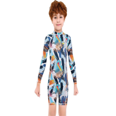  Gyermek fürdőruha THK150216, UV védelem, Multicolor Picasso - 3-4 év