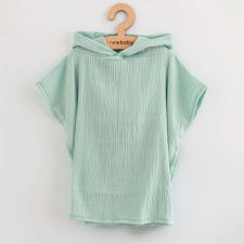 Gyermek muszlin poncsó New Baby Feeling mint 80 cm, vel. M babatörülköző, kifogó