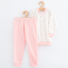  Gyermek pamut pizsama New Baby pink bear, vel. 116/122