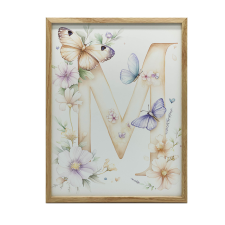 GYERMEK PLAKÁT M LIKE MAGIC FALRA ARANY ALUMÍNIUM KERETTEL 40x50 CM grafika, keretezett kép