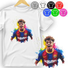 GYERMEK PÓLÓ - LAMINE BARCELONA FUTBALL - S 122-128 gyerek póló