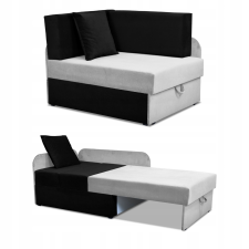  Gyermek sarokkanapé Denis Duo kihúzható konténerágy gyerekmatrac Kubuś bútor