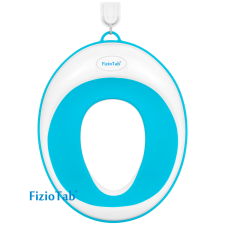 Gyermek WC szűkítő, FizioTab®, fehér/kék bili