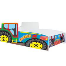 Gyermekágy Traktor színes 140x70 gyermekágy