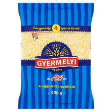 Gyermelyi 4 tojásos száraztészta 500 g ABC betűtészta tészta