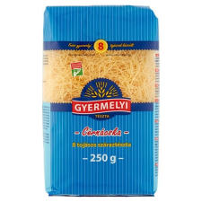 Gyermelyi 8 tojásos száraztészta 250 g Cérnácska tészta