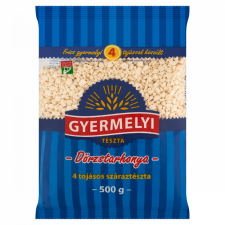  Gyermelyi dörzstarhonya 4 tojásos száraztészta 500 g tészta