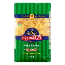 Gyermelyi Száraztészta fodros kocka GYERMELYI Vita Pasta durum 500g tészta