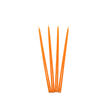 Gyertya &amp; Decor Gyertya szálas hosszú ceruza narancssárga gyertya