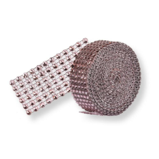 Gyertyakovács Rózsaszín strassz szalag tortára sütés és főzés