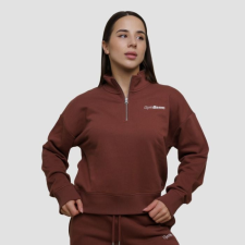 GymBeam Agile 1/2 Zip női pulóver Root női pulóver, kardigán