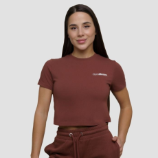 GymBeam Agile női cropped póló Root XS