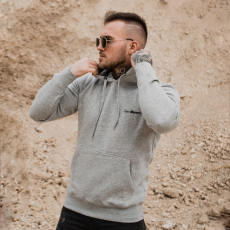 GymBeam Athlete Grey Black pulcsi XL