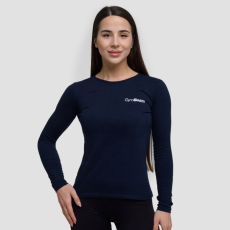 GymBeam Basic női hosszú ujjú póló Navy M