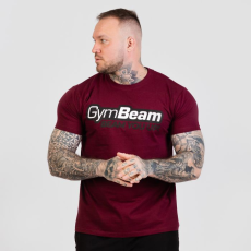 GymBeam Beam póló Burgundy XXL