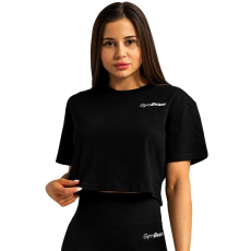 GymBeam Limitless Női cropped póló, Black L