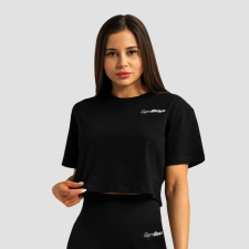 GymBeam Limitless női Cropped póló Black XS női póló