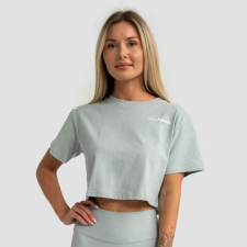 GymBeam Limitless női Cropped póló Eucalypt S női póló