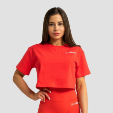GymBeam Limitless női Cropped póló Hot Red L