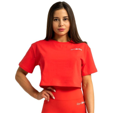 GymBeam Limitless Női cropped póló, Hot Red, S női póló