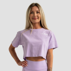 GymBeam Limitless női Cropped póló Lavender XL