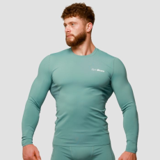 GymBeam Mid kompressziós hosszú ujjú póló Blue M