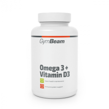 GymBeam Omega 3 + Vitamin D3 90 kapsz. vitamin és táplálékkiegészítő