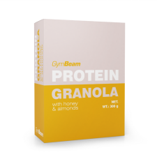 GymBeam Protein Granola with Honey and Almonds 300 g vitamin és táplálékkiegészítő