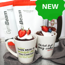 GymBeam Protein Mug Cake Mix 500 g - GymBeam chocolate with choco chips előétel és snack