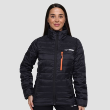 GymBeam Puffer női kabát Black/Orange női edzőruha