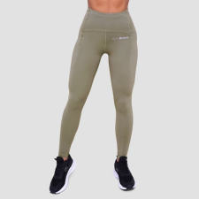 GymBeam Pulse női futóleggings Vetiver XS női nadrág